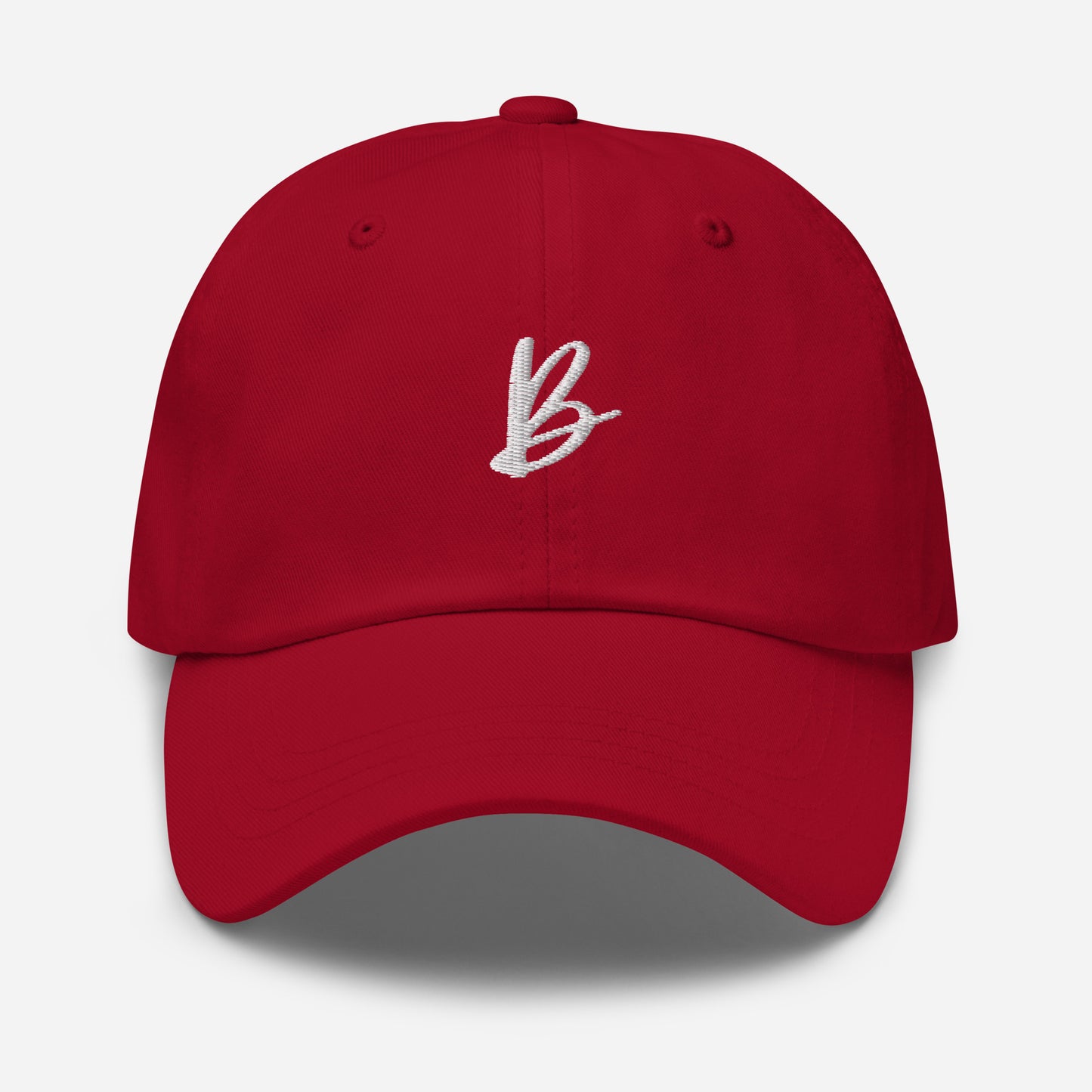 B logo Dad hat