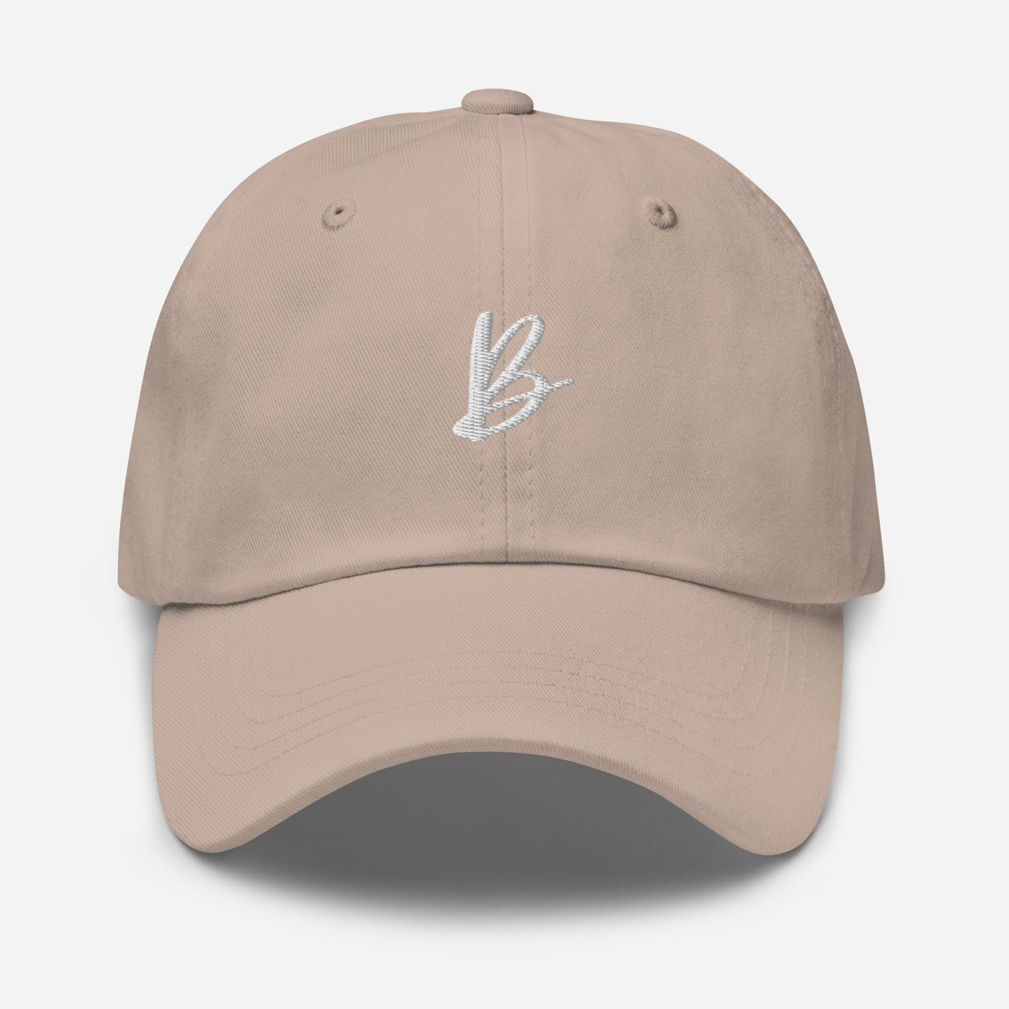B logo Dad hat