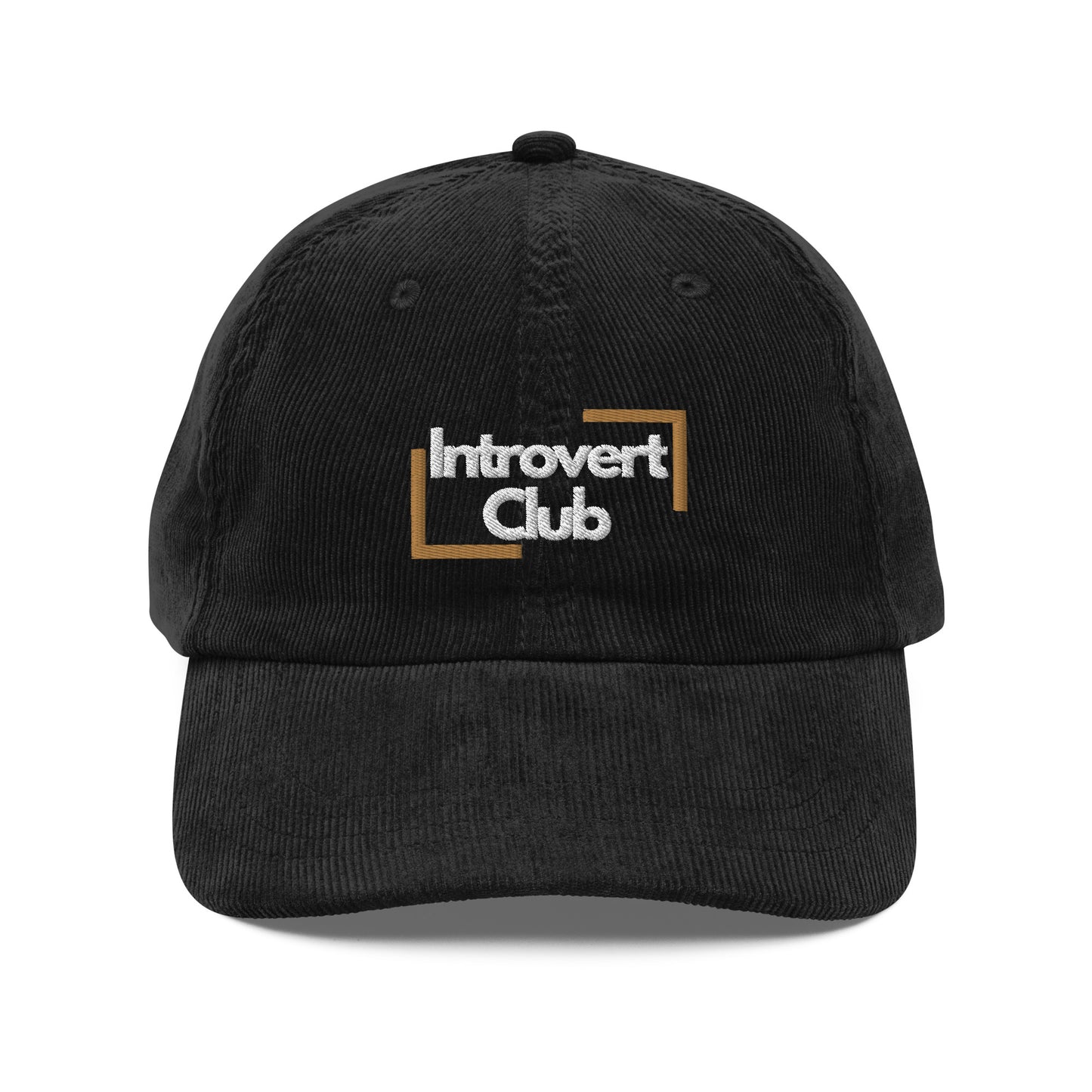 Brlx Introvert Club Corduroy Dad Hat