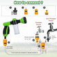 8 in 1 High Pressure Foam Pet Shower Gun Adjustable Hose Nozzle Multifunctional Tool for Dog Cat Bath Garden Vehicle Washing