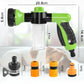 8 in 1 High Pressure Foam Pet Shower Gun Adjustable Hose Nozzle Multifunctional Tool for Dog Cat Bath Garden Vehicle Washing