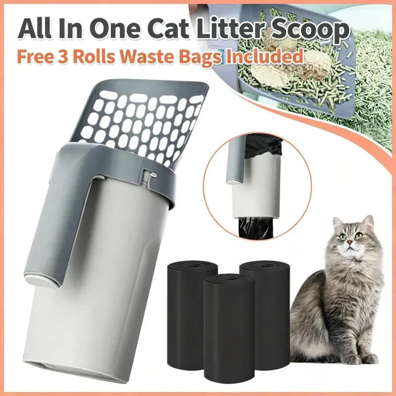 All-in-One Litter Scoop or CleanScoop™ All-in-One Cat Litter Scoop