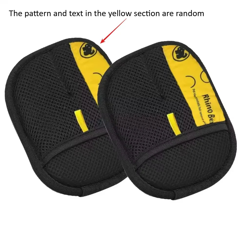 2-Pack Double-Sided Pet Grooming & Hair-Removal Gloves for Cats and Dogs – Electrostatic Cleaning Gloves for Sofas, Carpets, and Clothing