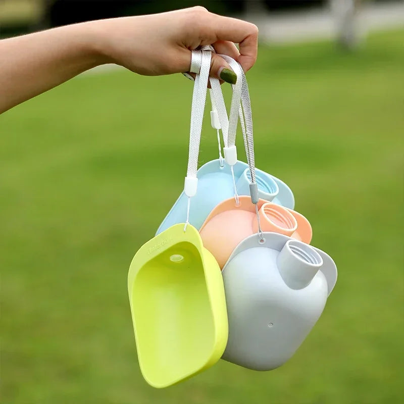 Portable Dog Travel Water Bottle & Drinking Bowl